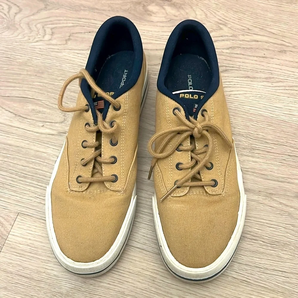 POLO SPORT - khaki casual sport sneaker/shoes size 11.5